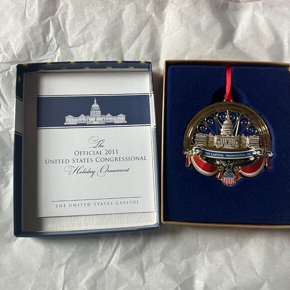The Official 2011 United States Congressional Holiday Ornament - new in box - Picture 3 of 4